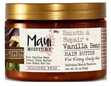 5.	Maui Moisture Smooth and Repair Vanilla Bean Hair Butter