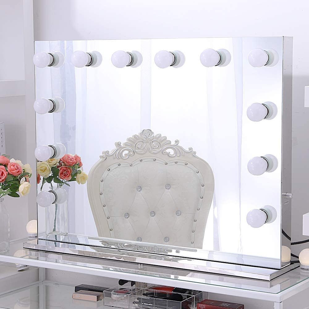 Chende Hollywood Lighted Makeup Vanity Mirror with Lights