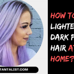 How to Lighten Dark Purple Hair at Home?