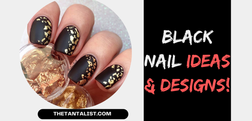 black nail ideas